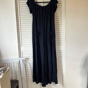 Kealopiko Hawaiian Women Jersey knit,wide leg romper size XL in Naʻulu print